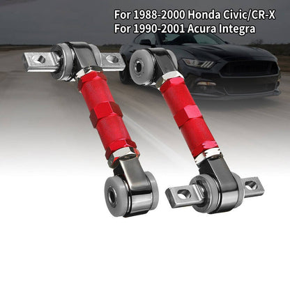 Bethesda Industrial Front Upper Control Arms+Rear Camber Adjustable Set For 1996-2000 Honda Civic EK