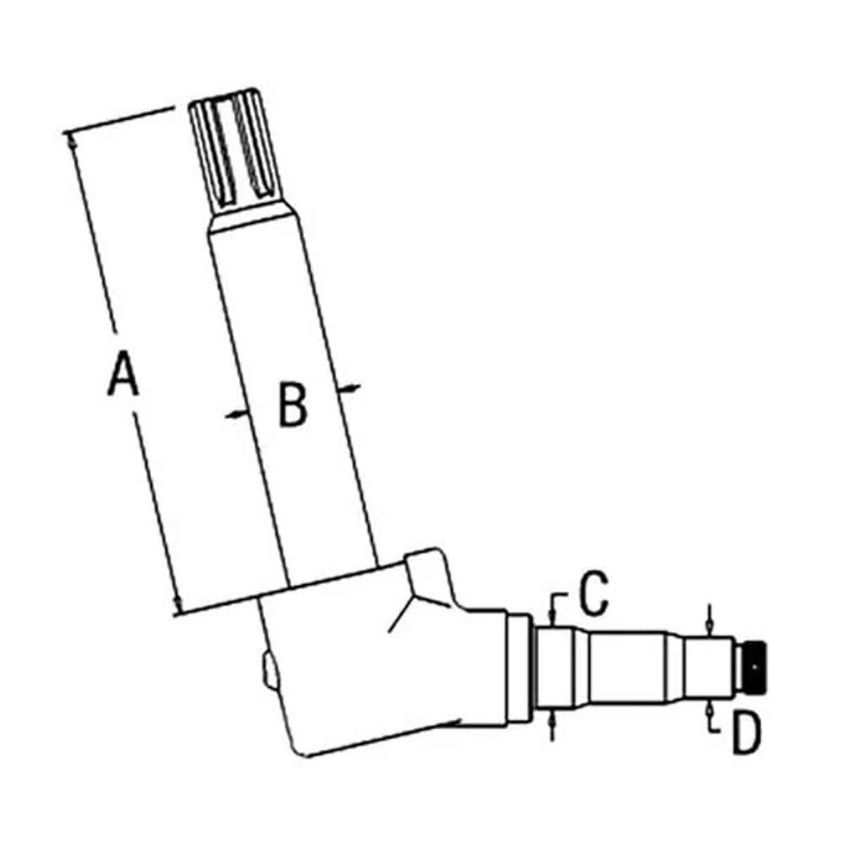 Bethesda Industrial Spindle - Right Hand/Left Hand fits Allis Chalmers fits White fits Oliver