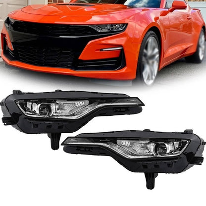 Bethesda Industrial Fit For 2019-2024 Chevy Camaro LS/RS/SS w/ LED DRL Headlight Left+Right Pair