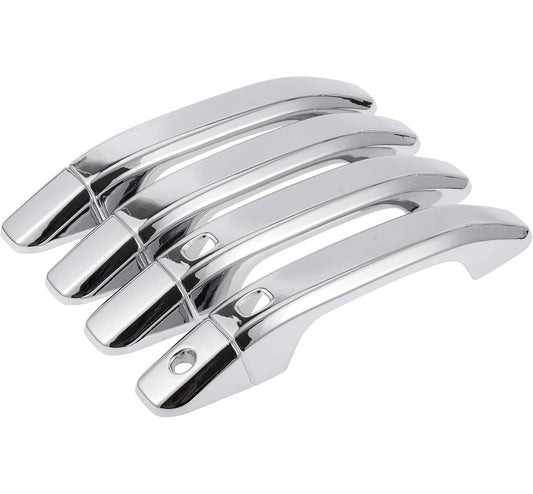 Bethesda Industrial Set of 4 Exterior Door Handle 2014-2017 Fit For Chevrolet Silverado 1500 Chrome