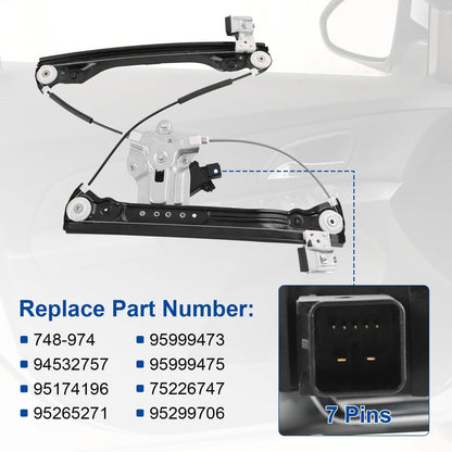 Bethesda Industrial Driver Front Side Window Regulator w/ Motor 748-974 For Chevy Cruze 2011-2015