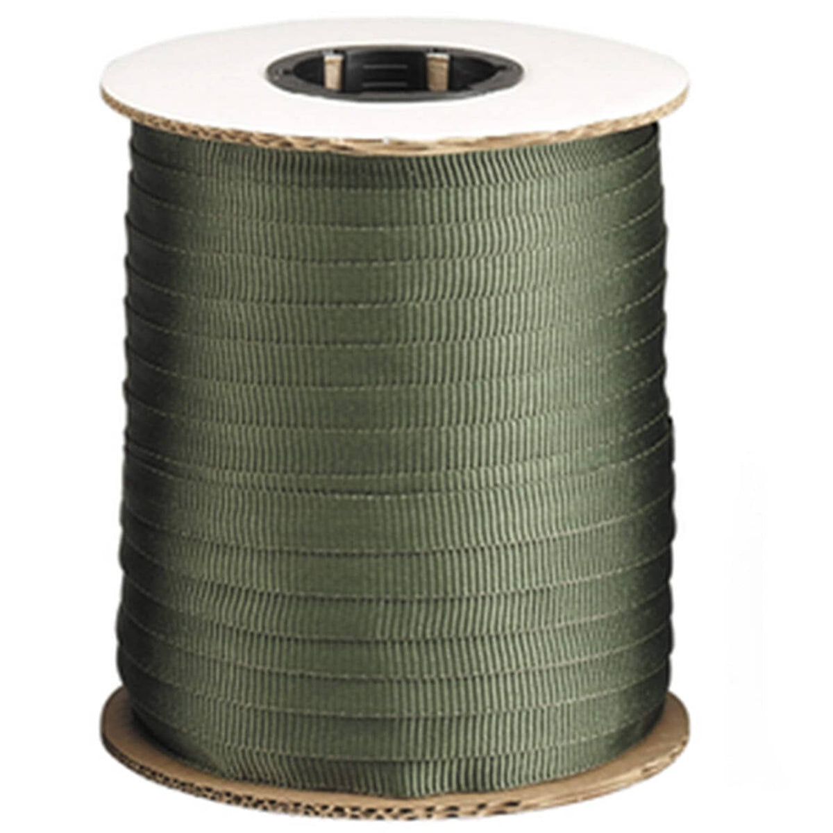 Bethesda Industrial Tree Tie Webbing 3/4” x 250’ Spool (Olive Green) TA-WEB-250G