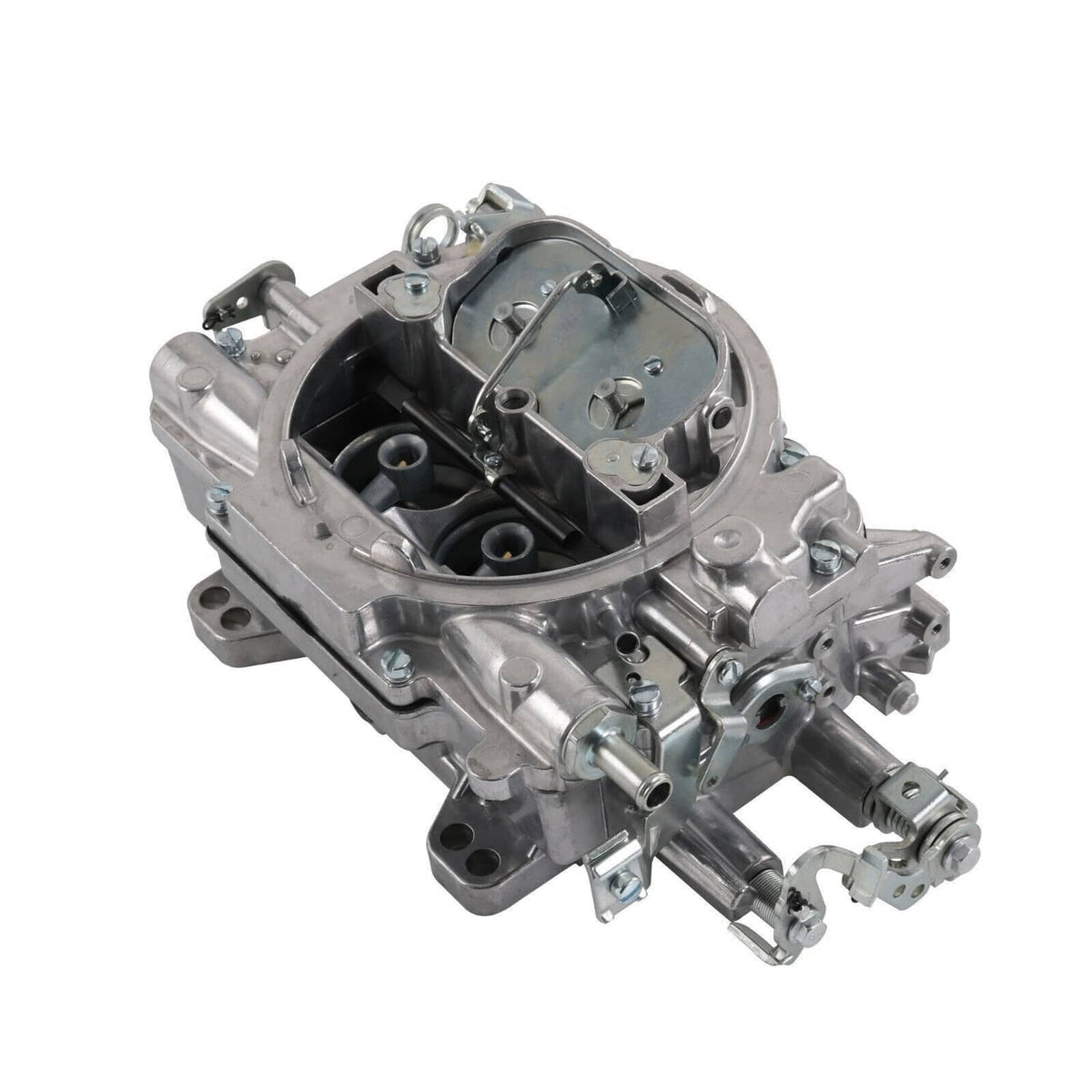 Bethesda Industrial Silver 4 Barrel Carburetor w/Manual Electric Choke For Edelbrock 1405 Performer