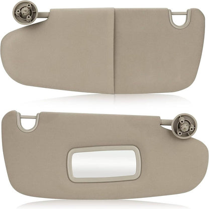 Bethesda Industrial 2Pcs Sun Visor Set Left & Right For 2002-2009 Dodge Ram 1500 2500 3500 Beige