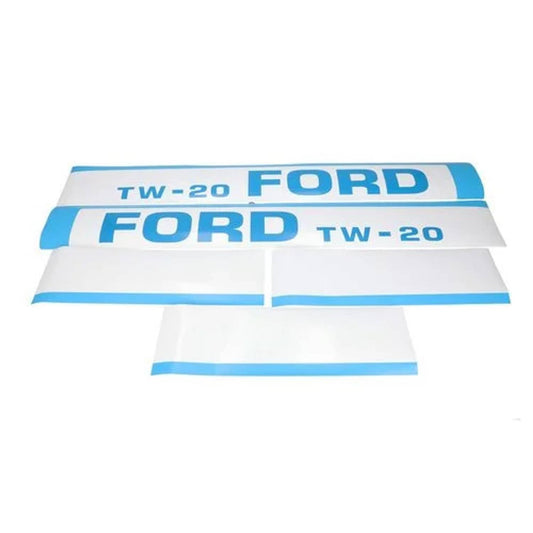Bethesda Industrial TW20 Hood Decal Set Mylar fits Ford TW20