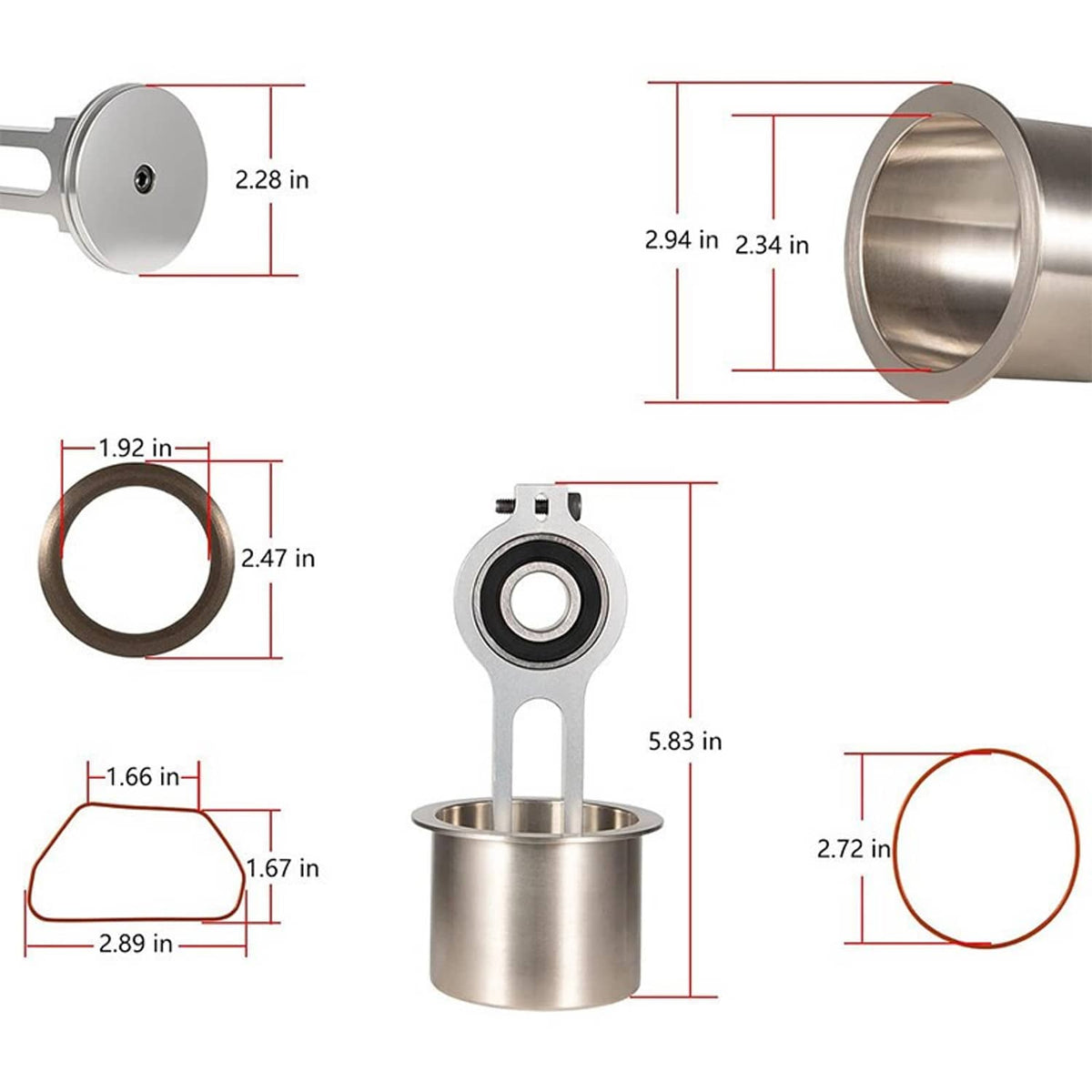 Bethesda Industrial KK-4835 Compressor Piston Kit Connecting Rod Kit with Bearing For Craftsman New