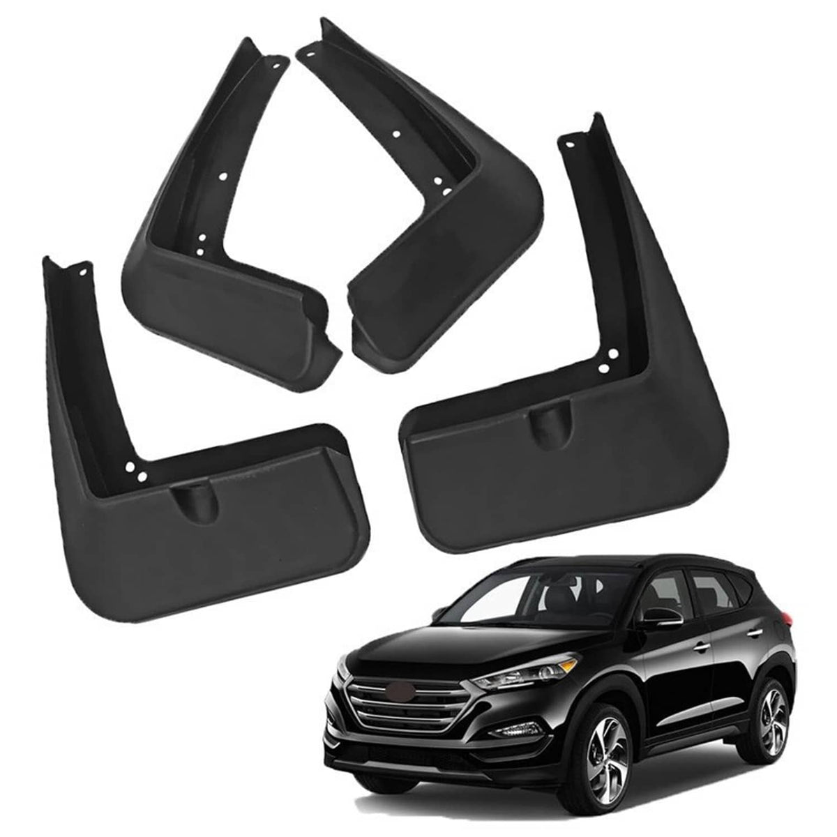 Bethesda Industrial New Mud Flaps Splash Guards Mudguards Front & Rear For 2016-2021 Hyundai Tucson
