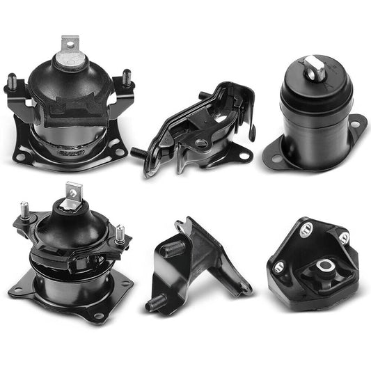 Bethesda Industrial 6PCS Engine Motor & Transmission Mount Set For 2003-2007 Honda Accord 2.4L Auto