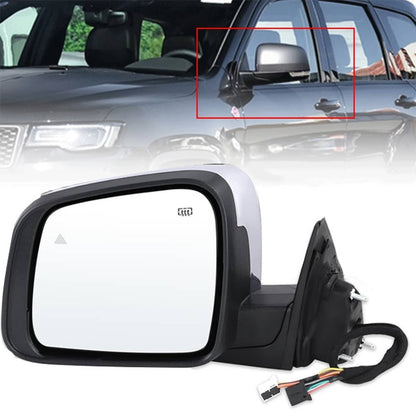 Bethesda Industrial Driver Side Mirror w/Manual Folding Blind Spot For 2011-2022 Jeep Grand Cherokee