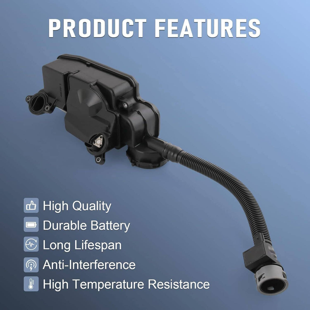 Bethesda Industrial Oil Separator Assembly for 11-16 Ford F250 F350 Super Duty 6.7L DC3Z-6A785-C