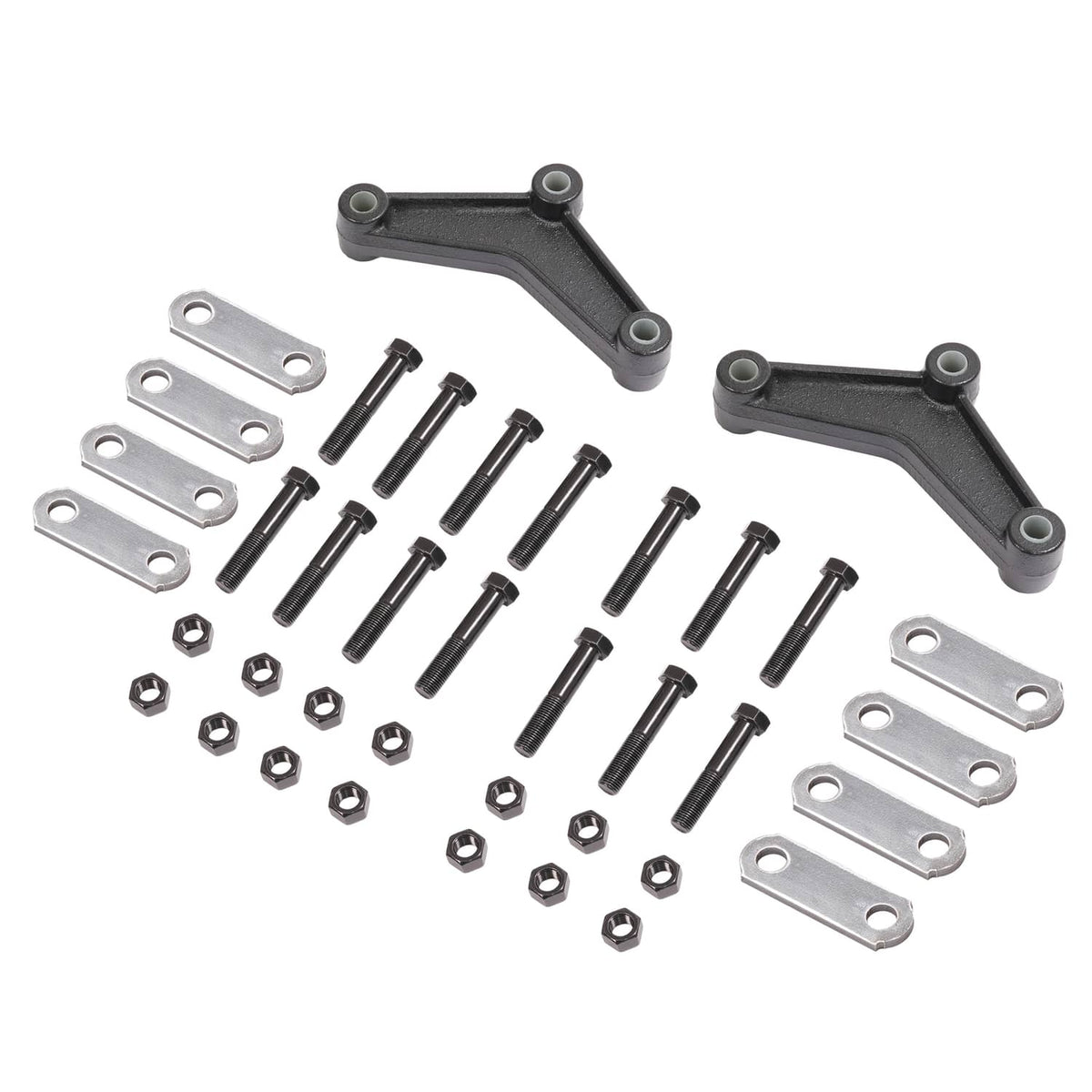 Bethesda Industrial Springs Tandem For 1 3/4" wide Leaf Springs Trailer Axle Suspension Shackle Kit