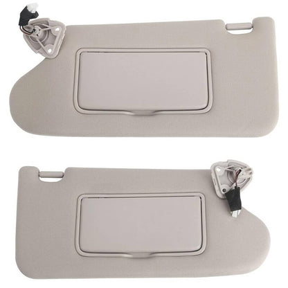 Bethesda Industrial New Pair Gray Sun Visors w/ Lighted Set For 2013-2018 Nissan Altima 2.5L 3.5L