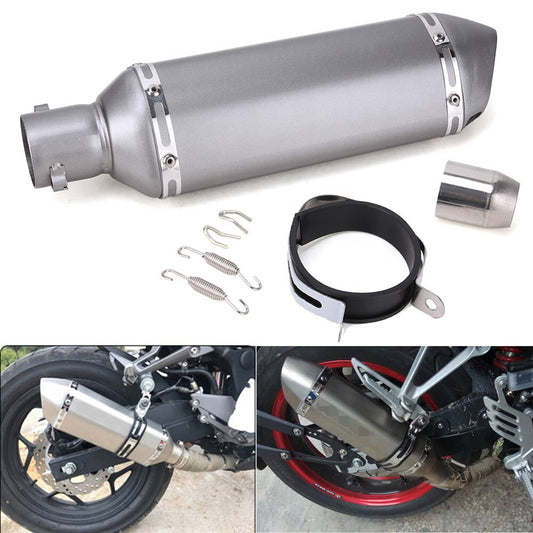 Bethesda Industrial Slip-on 38-51mm Universal Motorcycle Exhaust Muffler Pipe w/ DB Killer Silencer