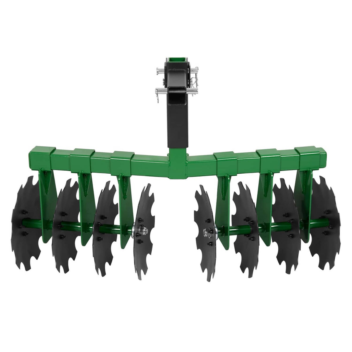 Bethesda Industrial Disc Harrow Plow 35" For ATVs UTVs Garden Tractors 2" Receiver Hitch W/ 8 Blades