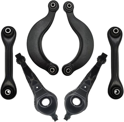 Bethesda Industrial 6Pcs New For 2007-2013 Mazda 3 Rear Upper Lower Suspension Control Arms Kit