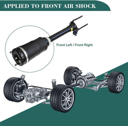 Bethesda Industrial Front Air Suspension Shock Strut 1643206113 for Mercedes W164 GL350 GL450 New