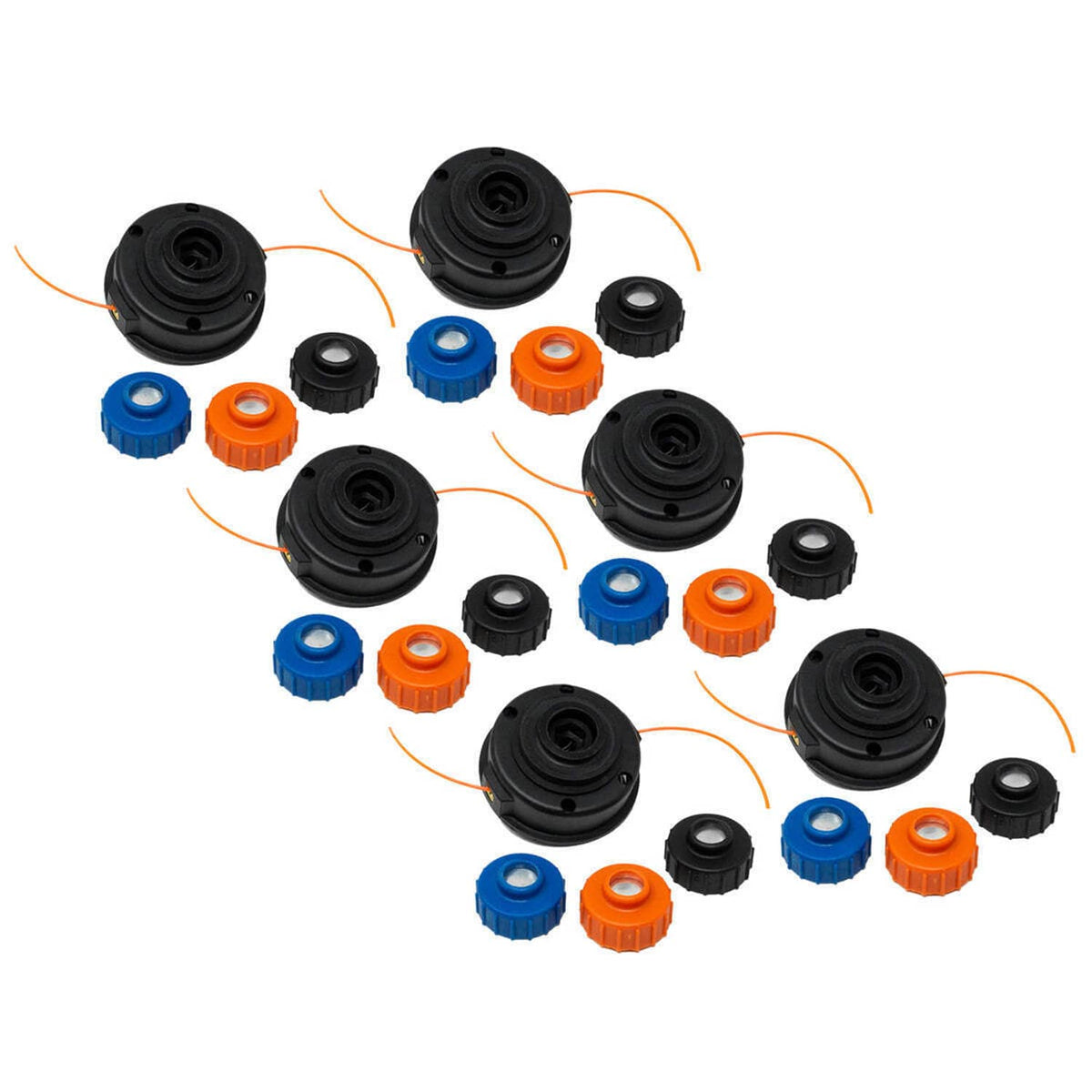 Bethesda Industrial 6PK Trimmer Head for Homelite 000998265 ST155, ST165, ST175, ST275, ST285