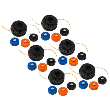 Bethesda Industrial 6PK Trimmer Head for Homelite 000998265 ST155, ST165, ST175, ST275, ST285