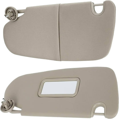 Bethesda Industrial 2Pcs Sun Visor Set Left & Right For 2002-2009 Dodge Ram 1500 2500 3500 Beige