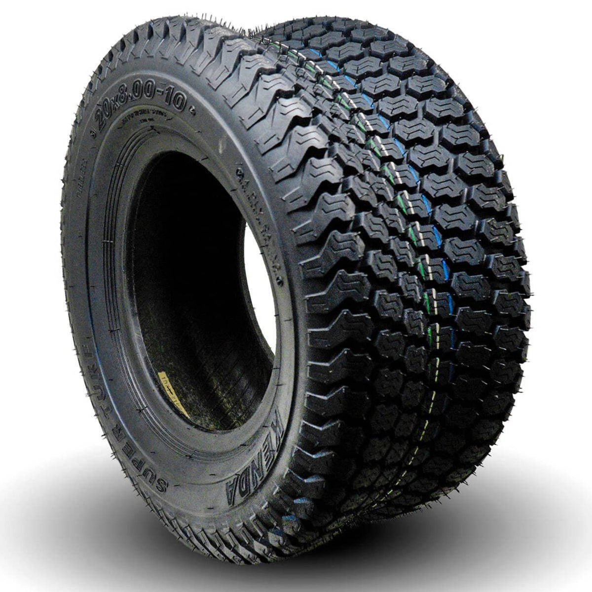 Bethesda Industrial (4) OEM Kenda K500 Super Turf Tire 20X8.00-10 4PLY