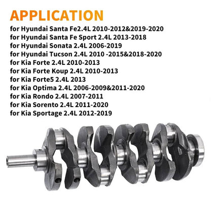 Bethesda Industrial Engine Crankshaft Connecting Rod Fit Hyundai Sonata/Santa Fe & Kia Optima 2.4L