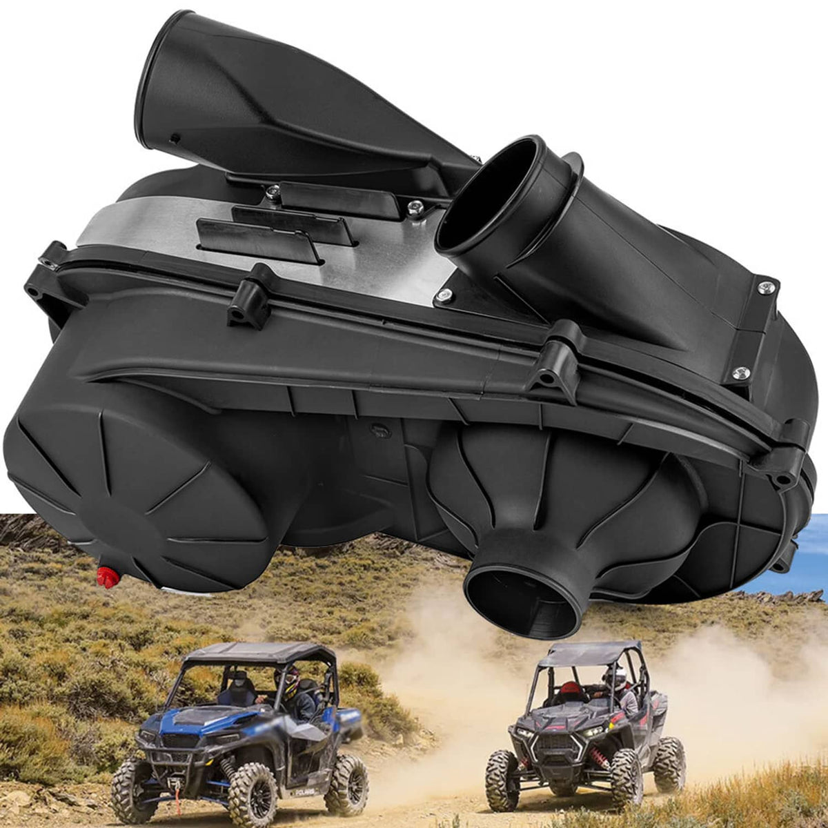 Bethesda Industrial For Polaris General 1000 / 4 1000 2017-2023 Outer & Inner Clutch Belt Cover UTV