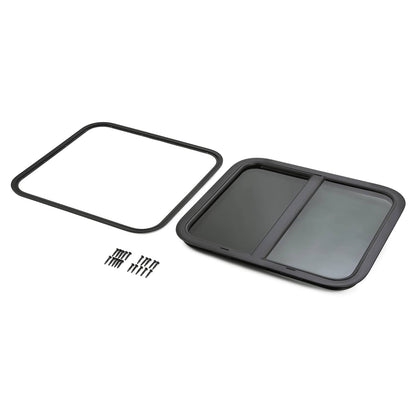 Bethesda Industrial Tinted Glass For Camper Trailer Horizontal Sliding Window RV Window 24" x 22"