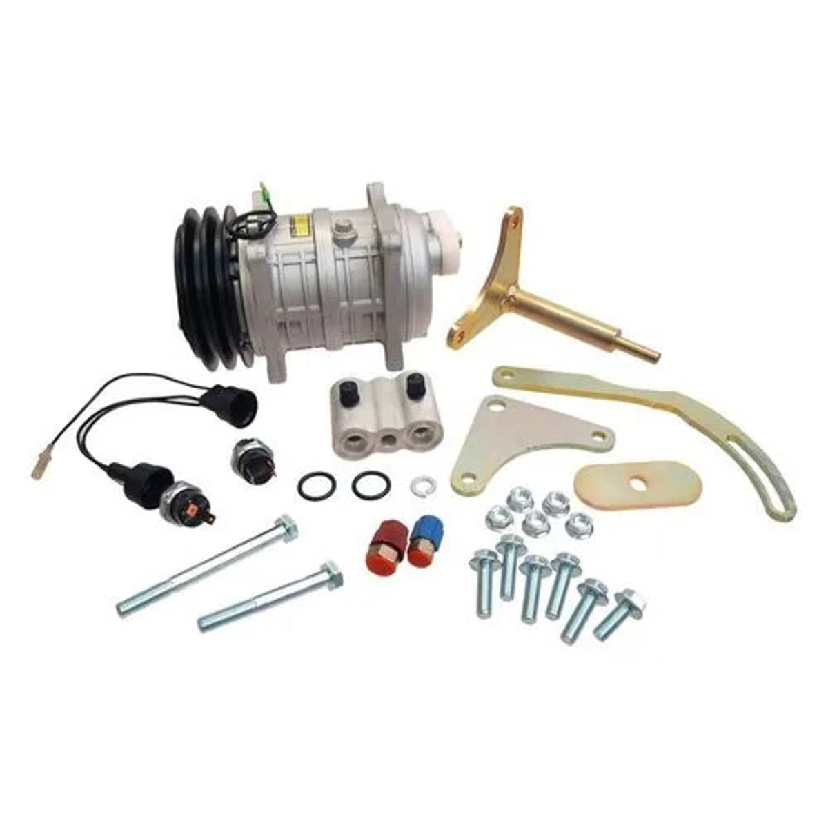 Bethesda Industrial Air Conditioning Compressor Conversion Kit fits John Deere 9640 4640 4840 X10168