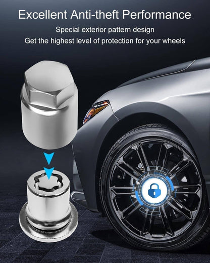 Bethesda Industrial Alloy Wheel Lock Lug Nut Set For Anti Theft For Toyota and Lexus 00276-00900