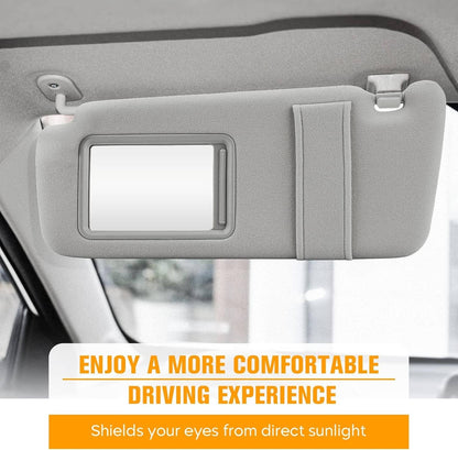 Bethesda Industrial Pair Sun Visor Left & Right Side With Sunroof Gray For Toyota Camry 2007-2011