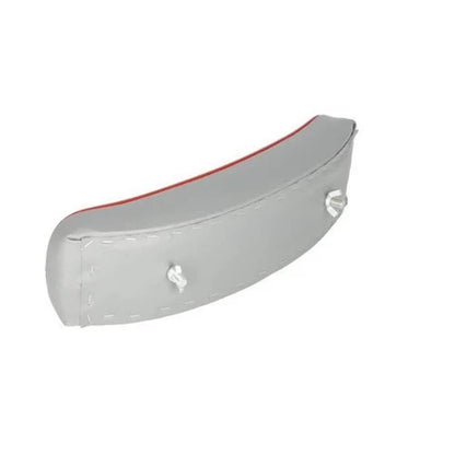 Bethesda Industrial Backrest - Vinyl Gray with Red Trim fits Massey Ferguson 35 50 135 150 181325M91