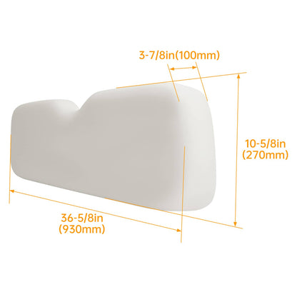Bethesda Industrial For EZGO RXV 2008-Up Models White Golf Cart Front Seat Back Backrest Assembly