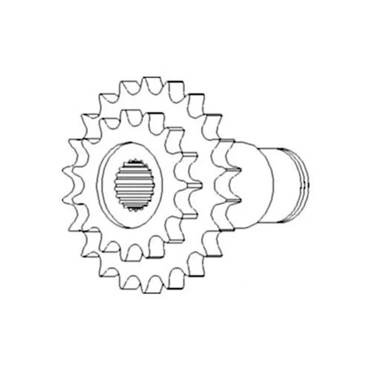 Bethesda Industrial Feeder House Front Drive Sprocket fits John Deere CTS CTS 9560 9660 AH149349