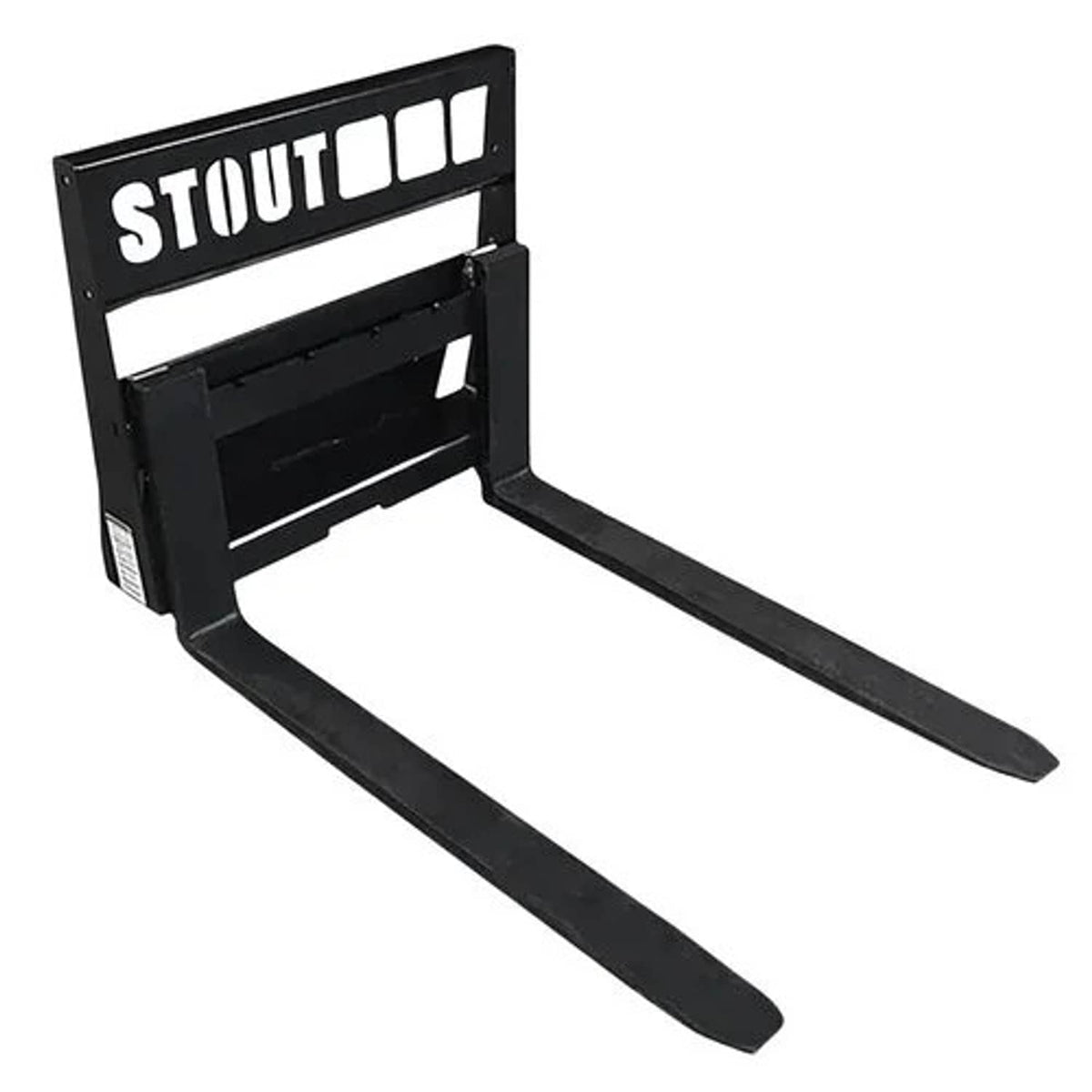 Bethesda Industrial Stout Pro Full Back Toro/Dingo Mini Mount Pallet Forks - 36" Frame and Fork
