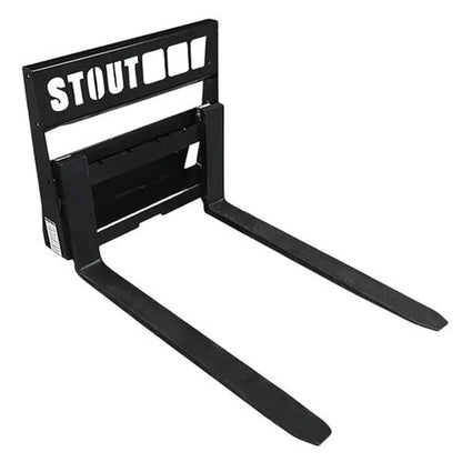 Bethesda Industrial Stout Pro Full Back Toro/Dingo Mini Mount Pallet Forks - 36" Frame and Fork