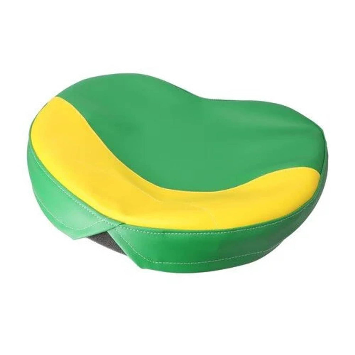 Bethesda Industrial Tie-on Pan Seat Cover Yellow and Green