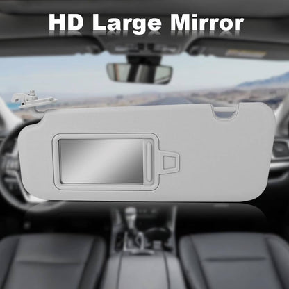 Bethesda Industrial 2Pcs Driver & Passenger Gray Sun Visor w/ Mirror for 2017-2019 Hyundai Elantra