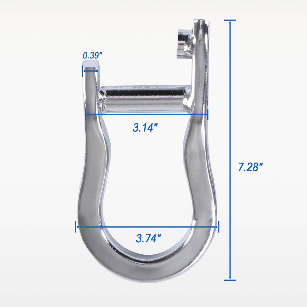 Bethesda Industrial Chrome Tow Hooks Kit For GM Chevrolet Silverado Sierra 1500 2007-2019 84072462