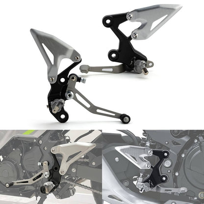 Bethesda Industrial Driver FootRest Pegs Bracket Set For Kawasaki Ninja 400 2018-24 & Z400 2019-24