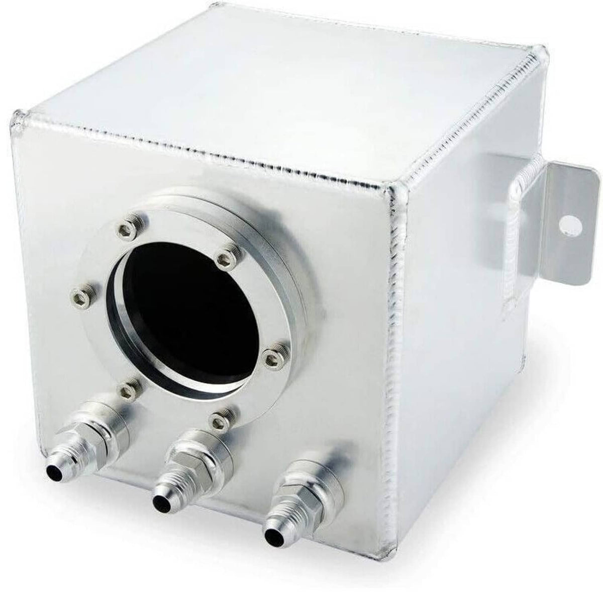 Bethesda Industrial 2L Aluminum High Flow Swirl Fuel Surge Pot Tank AN6 For 044 External Fuel Pump