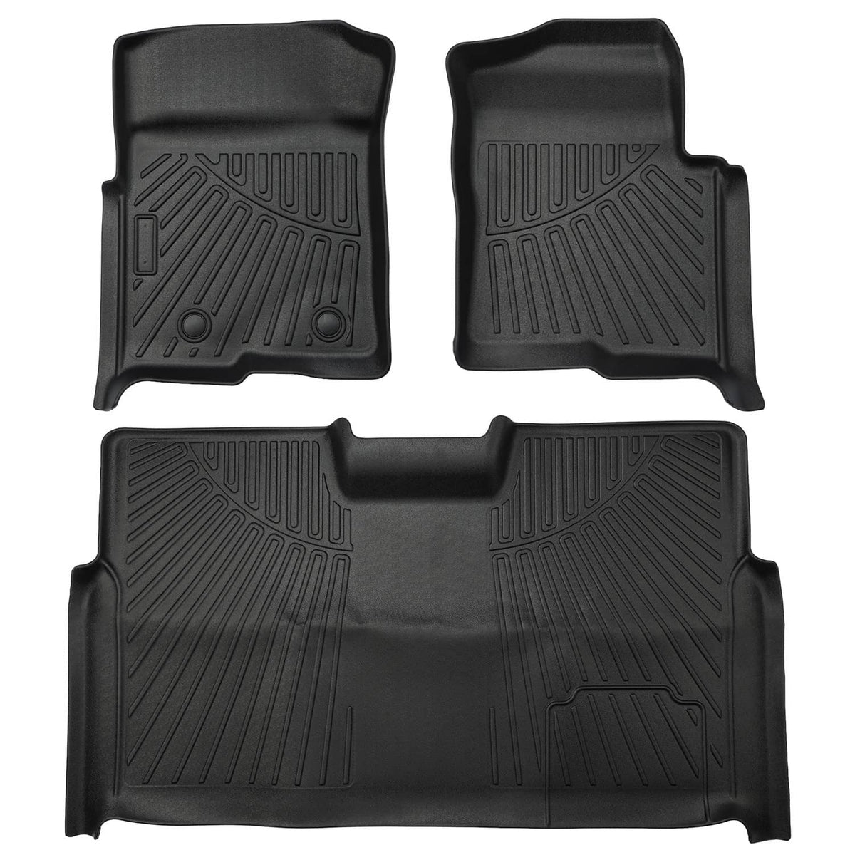 Bethesda Industrial Floor Mat for Ford F-150 SuperCrew/Crew Cab 2010 2011 2012 2013 2014 Bucket Seat