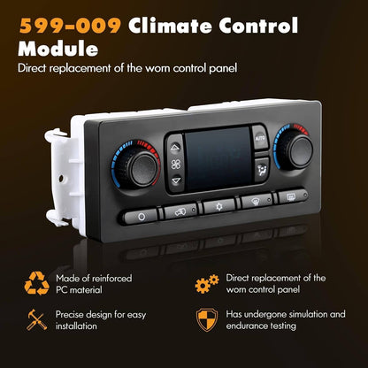 Bethesda Industrial AC Heater Climate Control Module 599-009 For 2003-2007 Chevy GMC Improved Design