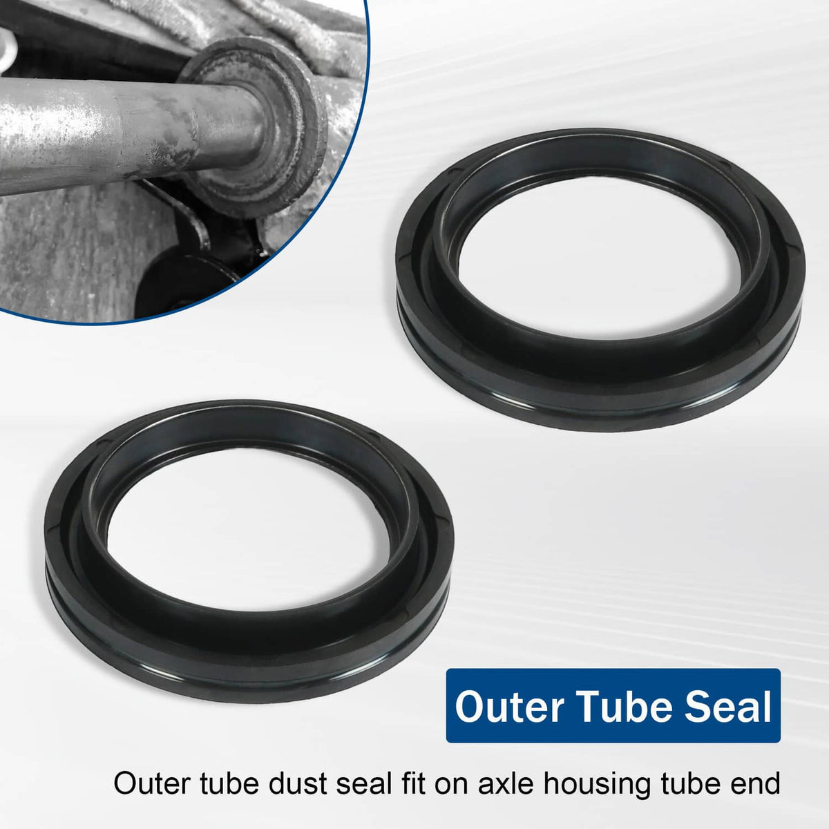 Bethesda Industrial Front Axle Seal And U Joint Kit For 1998-04 Ford F250 F350 Excursion DANA 50 60