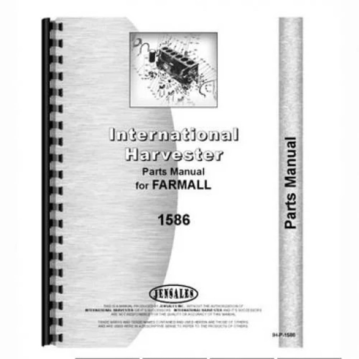 Bethesda Industrial Parts Manual fits International 1586
