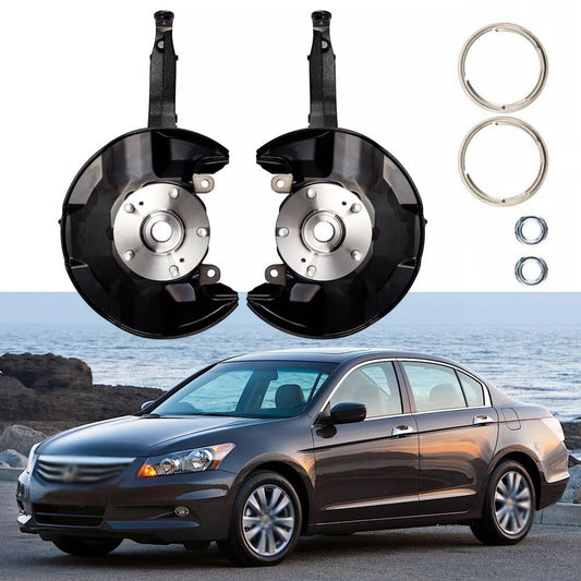 Bethesda Industrial Front Left&Right Wheel Hub Bearing & Steering Knuckle For Honda Accord 2008-2012