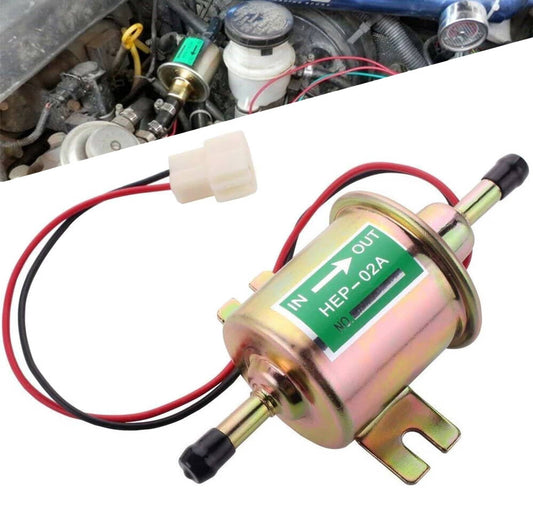 Bethesda Industrial Inline Fuel Pump 12v Electric Transfer Low Pressure Gas Diesel Fuel Pump HEP-02A