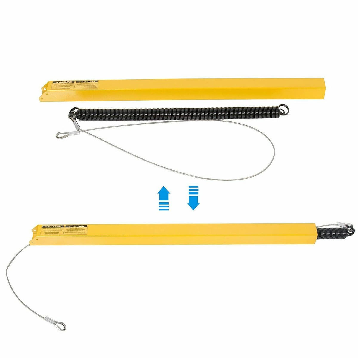 Bethesda Industrial 350 lbs L&R Tailgate Utility Trailer Gate & Ramp Lift Assist System 2 x 2 x 72 L
