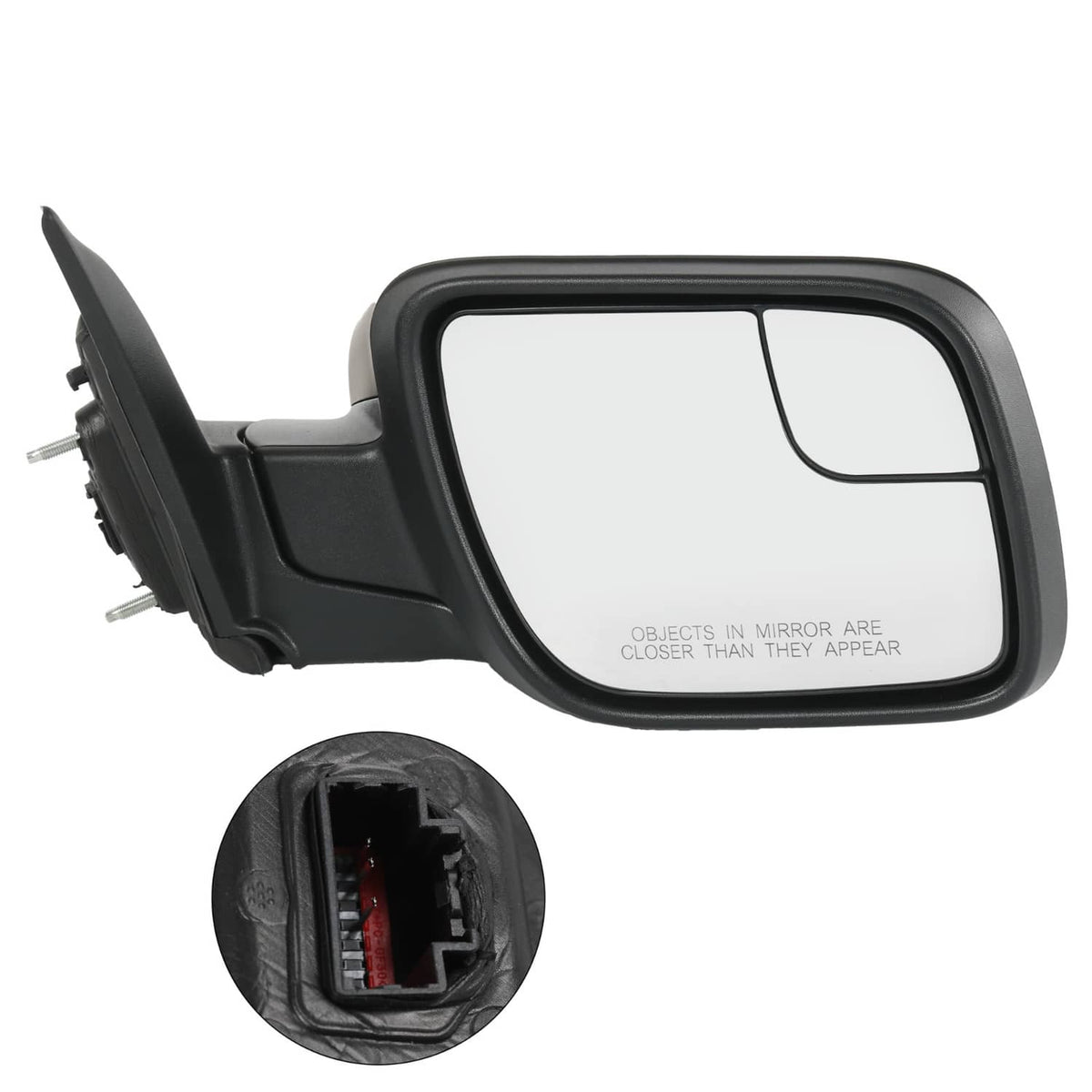 Bethesda Industrial Power Mirror For Ford Explorer 2011-2015 Right Side Manual Fold Textured Black