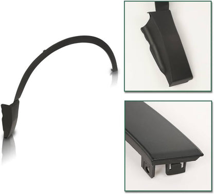 Bethesda Industrial Black Fender Trim Set For 2017-2022 Honda CR-V Front Driver and Passenger Side