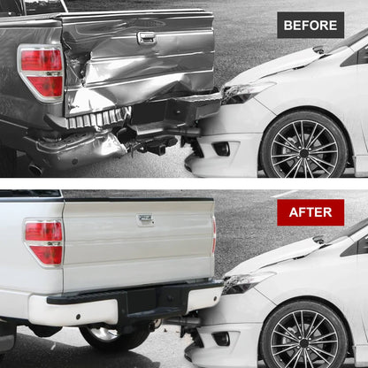 Bethesda Industrial Chrome Rear Step Bumper Assembly With Sensor Holes For Ford F-150 F150 2009-2014